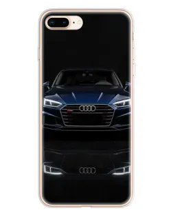 Чохол для iPhone 8 Plus з картинкою «Audi — нічне відображення»