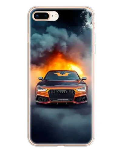 Чохол для iPhone 8 Plus з картинкою «Audi у вогняному диму» Чохол для iPhone 8 Plus з картинкою «Audi у вогняному диму»