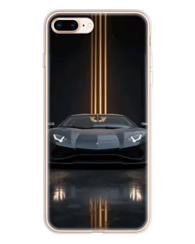 Чохол для iPhone 8 Plus з картинкою «Lamborghini золоті лінії» Чохол для iPhone 8 Plus з картинкою «Lamborghini золоті лінії»