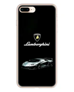 Чохол для iPhone 8 Plus з картинкою «Логотип Lamborghini класика»
