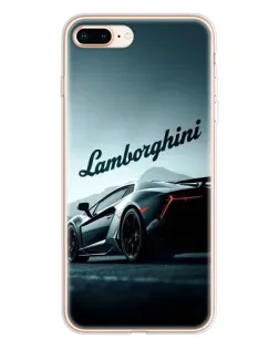 Чохол для iPhone 8 Plus з картинкою «Класичний Lamborghini надпис»