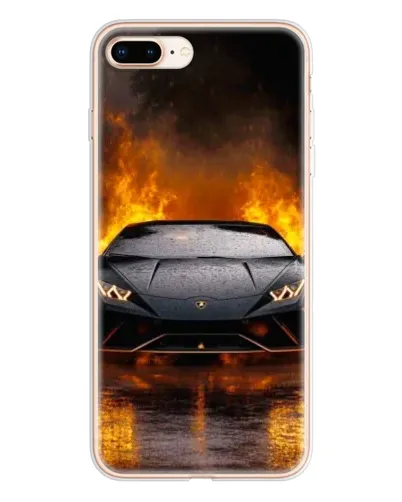 Чохол для iPhone 8 Plus з картинкою «Lamborghini у вогні» Чохол для iPhone 8 Plus з картинкою «Lamborghini у вогні»