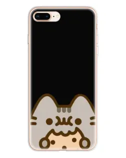 Чохол для iPhone 8 Plus з картинкою «Пушин на чорному»
