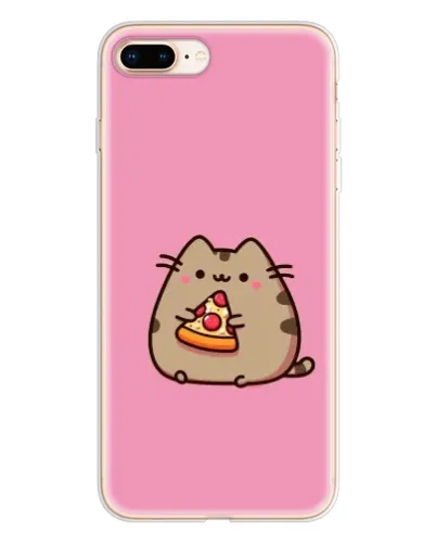 Чохол для iPhone 8 Plus з картинкою «Пушин із піцою»