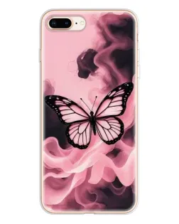Чехол для iPhone 8 Plus с картинкой «Бабочка в дыму»