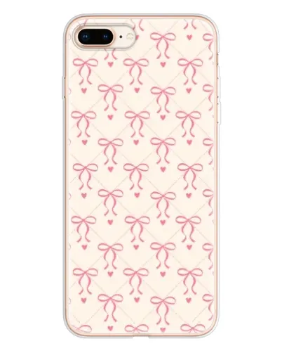 Чохол для iPhone 8 Plus з картинкою «Рожеві бантики Coquette» Чохол для iPhone 8 Plus з картинкою «Рожеві бантики Coquette»
