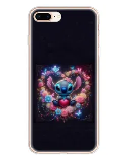 Чохол для iPhone 8 Plus з картинкою «Stitch у квітах»