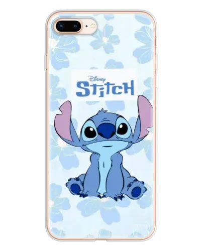 Чехол для iPhone 8 Plus с картинкой «Stitch среди цветов» Чехол для iPhone 8 Plus с картинкой «Stitch среди цветов»