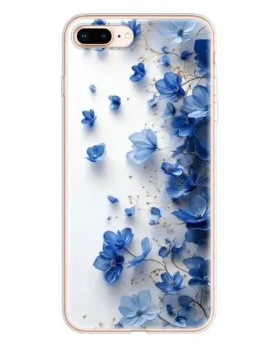 Чохол для iPhone 8 Plus з картинкою «Блакитний квітковий каскад» Чохол для iPhone 8 Plus з картинкою «Блакитний квітковий каскад»