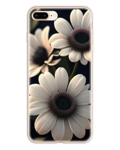 Чохол для iPhone 8 Plus з картинкою «Білі маргаритки макро» Чохол для iPhone 8 Plus з картинкою «Білі маргаритки макро»