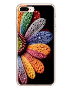 Чохол для iPhone 8 Plus з картинкою «Райдужна квітка»