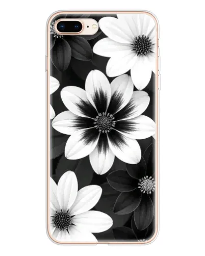 Чохол для iPhone 8 Plus з картинкою «Монохромні айстри» Чохол для iPhone 8 Plus з картинкою «Монохромні айстри»