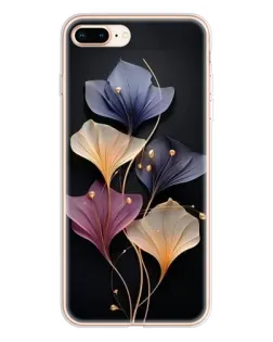Чохол для iPhone 8 Plus з картинкою «Лілові квіти грації»