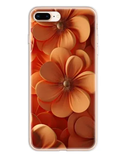 Чохол для iPhone 8 Plus з картинкою «Помаранчева макро квітка» Чохол для iPhone 8 Plus з картинкою «Помаранчева макро квітка»