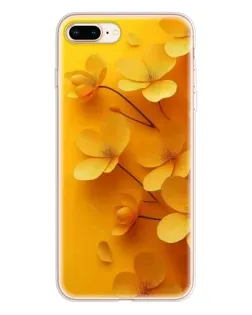 Чохол для iPhone 8 Plus з картинкою «Золоті пелюстки»