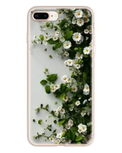 Чохол для iPhone 8 Plus з картинкою «Гілка дрібних білих квітів»