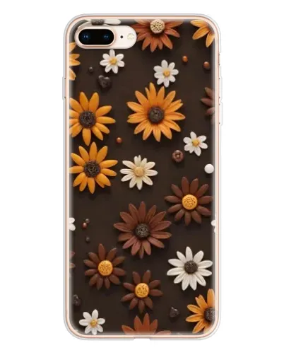 Чохол для iPhone 8 Plus з картинкою «Візерунок з маленьких соняшників» Чохол для iPhone 8 Plus з картинкою «Візерунок з маленьких соняшників»