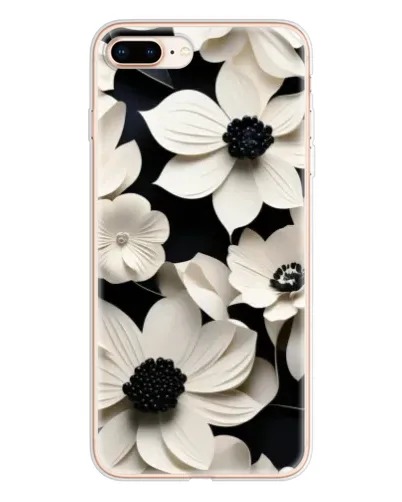 Чохол для iPhone 8 Plus з картинкою «Об'ємні білі квіти» Чохол для iPhone 8 Plus з картинкою «Об'ємні білі квіти»
