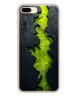 Чохол для iPhone 8 Plus з картинкою «Салатовий розлом скелі»