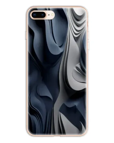 Чохол для iPhone 8 Plus з картинкою «Об'ємні сині складки» Чохол для iPhone 8 Plus з картинкою «Об'ємні сині складки»