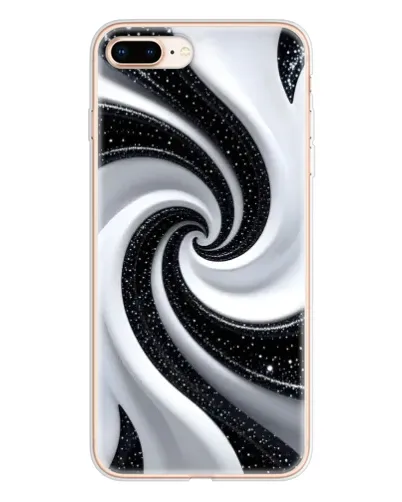 Чохол для iPhone 8 Plus з картинкою «Чорно-біла спіраль» Чохол для iPhone 8 Plus з картинкою «Чорно-біла спіраль»