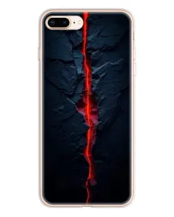 Чохол для iPhone 8 Plus з картинкою «Червона лавова тріщина»
