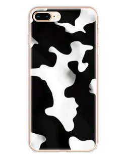 Чохол для iPhone 8 Plus з картинкою «Чорно-біла пляма»