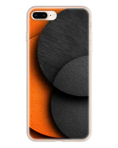 Чохол для iPhone 8 Plus з картинкою «Геометрія помаранчевих кіл» Чохол для iPhone 8 Plus з картинкою «Геометрія помаранчевих кіл»