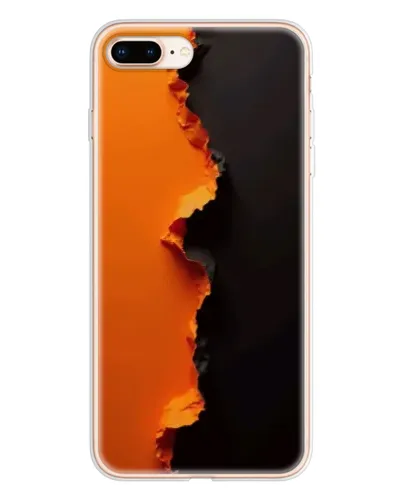 Чохол для iPhone 8 Plus з картинкою «Помаранчевий розлом» Чохол для iPhone 8 Plus з картинкою «Помаранчевий розлом»