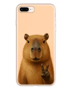 Чохол для iPhone 8 Plus з картинкою «Капібара вікторія»