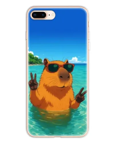 Чохол для iPhone 8 Plus з картинкою «Морська капібара» Чохол для iPhone 8 Plus з картинкою «Морська капібара»