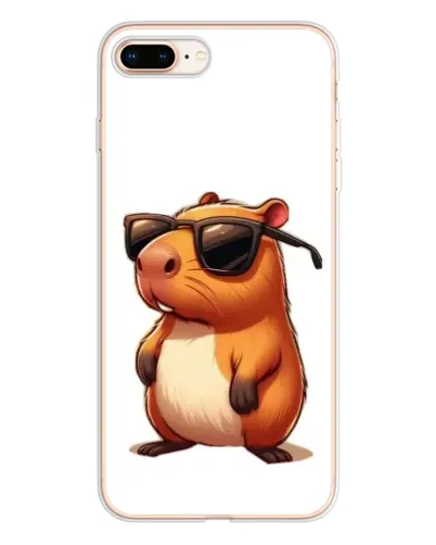 Чохол для iPhone 8 Plus з картинкою «Капібара в окулярах» Чохол для iPhone 8 Plus з картинкою «Капібара в окулярах»