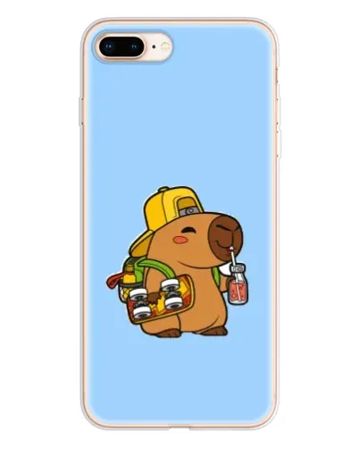 Чохол для iPhone 8 Plus з картинкою «Капібара на скейті» Чохол для iPhone 8 Plus з картинкою «Капібара на скейті»