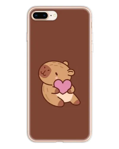 Чохол для iPhone 8 Plus з картинкою «Капібара з серцем» Чохол для iPhone 8 Plus з картинкою «Капібара з серцем»