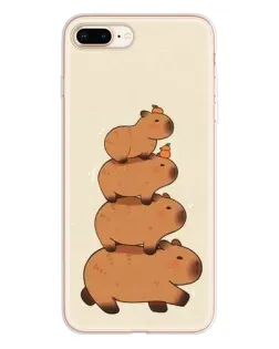 Чохол для iPhone 8 Plus з картинкою «Вежа з капібар»