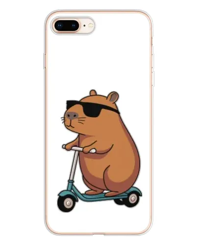 Чохол для iPhone 8 Plus з картинкою «Капібара на самокаті» Чохол для iPhone 8 Plus з картинкою «Капібара на самокаті»