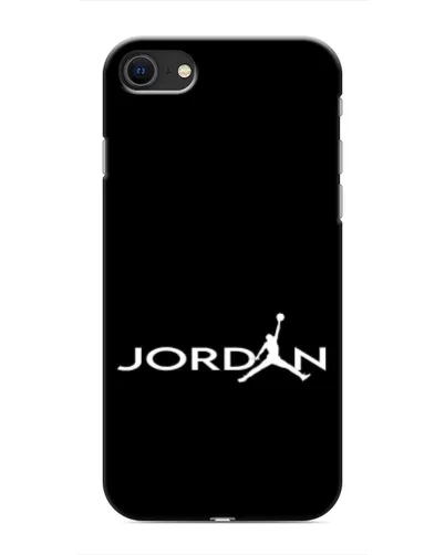 Чохол для iPhone SE (2020) з картинкою «Jordan White Logo»