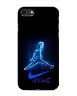Чохол для iPhone SE (2020) з картинкою «Jordan Neon Blue»