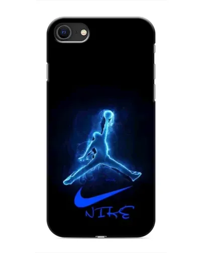 Чохол для iPhone SE (2020) з картинкою «Jordan Neon Blue»