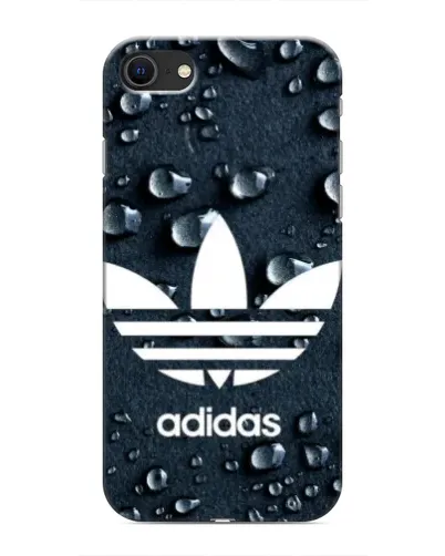 Чохол для iPhone SE (2020) з картинкою «Adidas Trefoil Blue»