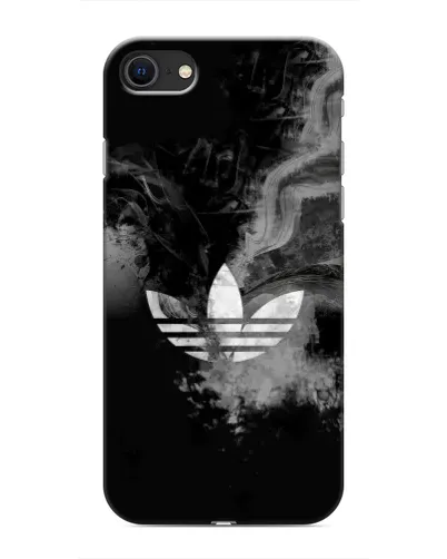 Чохол для iPhone SE (2020) з картинкою «Абстрактний дим Adidas»
