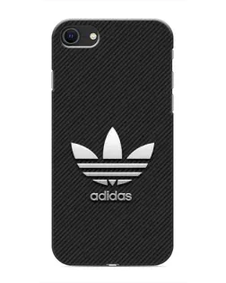 Чохол для iPhone SE (2020) з картинкою «Adidas Карбонова текстура»