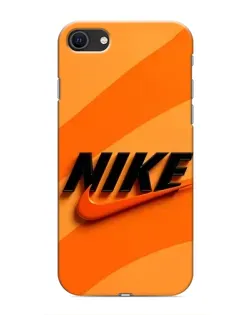 Чохол для iPhone SE (2020) з картинкою «Помаранчевий драйв Nike»