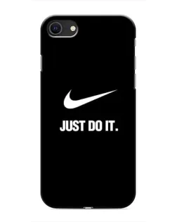 Чохол для iPhone SE (2020) з картинкою «Класичний принт Nike»