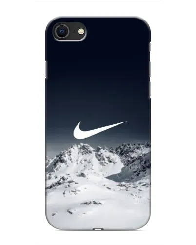 Чохол для iPhone SE (2020) з картинкою «Nike — зимові гори»