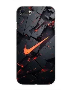 Чохол для iPhone SE (2020) з картинкою «Nike — ефект розломів»