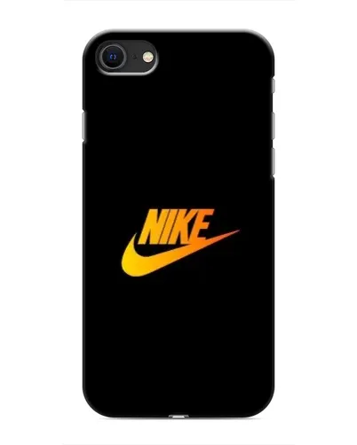 Чехол для iPhone SE (2020) с картинкой «Золотой логотип Nike»