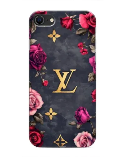 Чохол для iPhone SE (2020) з картинкою «Квітковий Louis Vuitton»