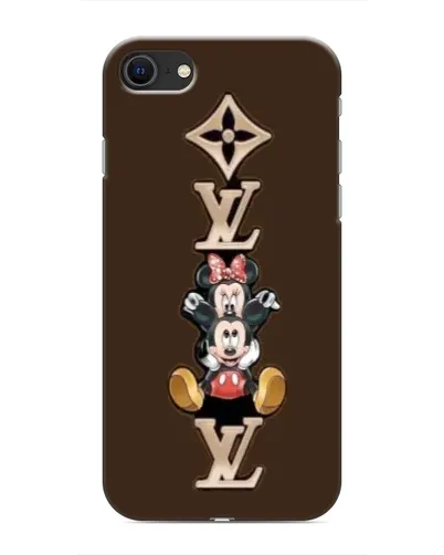 Чохол для iPhone SE (2020) з картинкою «LV та Міккі Маус»