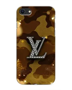 Чохол для iPhone SE (2020) з картинкою «Камуфляжний Louis Vuitton»